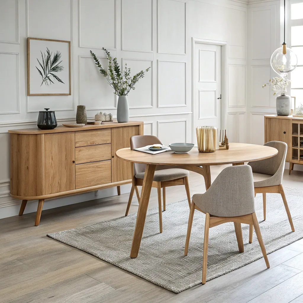 Elegant Scandinavian furniture showcase